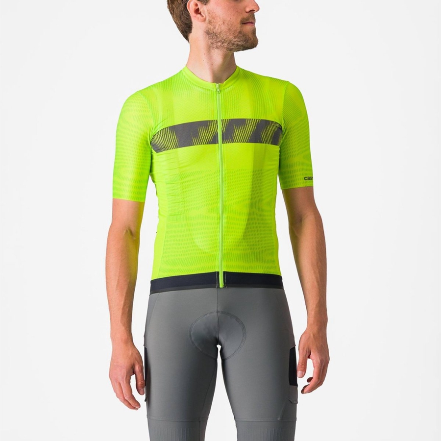 Light Green / Dark Grey Castelli UNLIMITED ENDURANCE Men Jersey | DJS428760