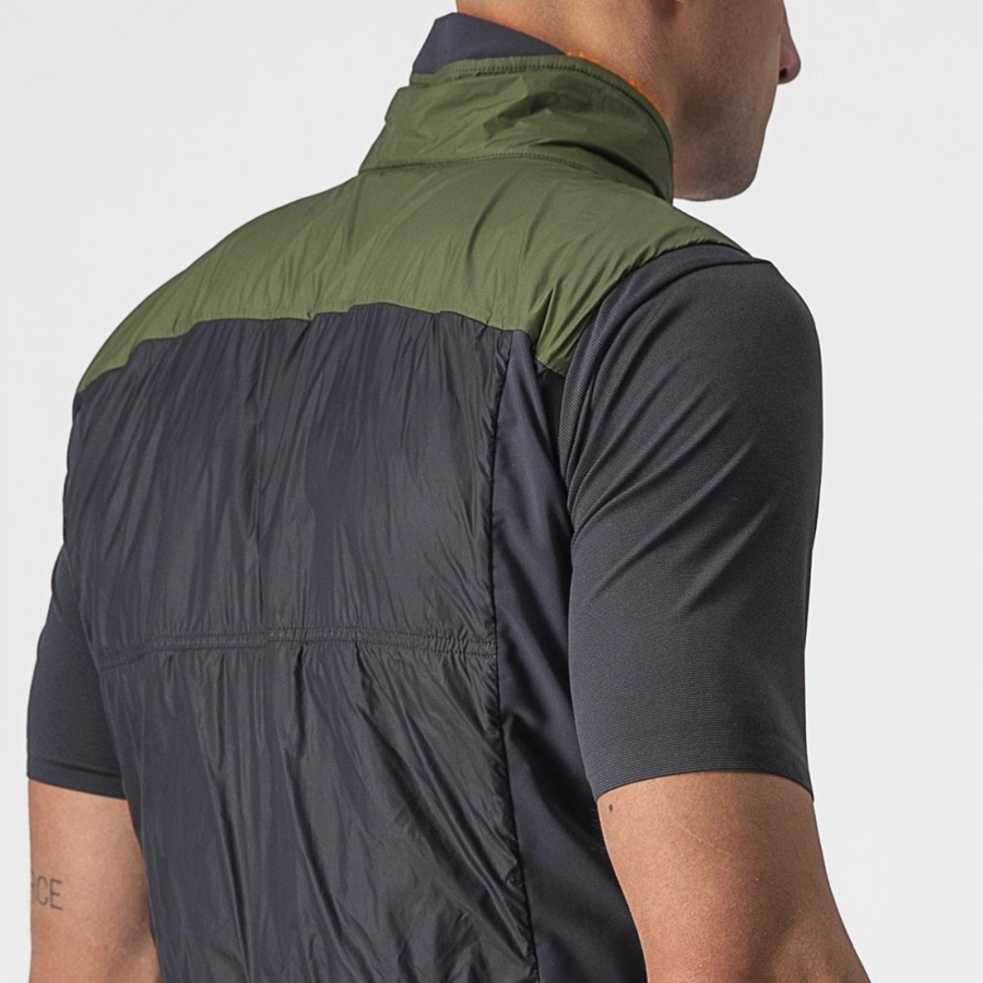 Light Green / Dark Grey Castelli UNLIMITED PUFFY Men Vest | OFI638501