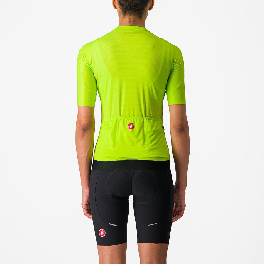 Light Green / Deep Green Castelli ESPRESSO W Women Jersey | VQH809167