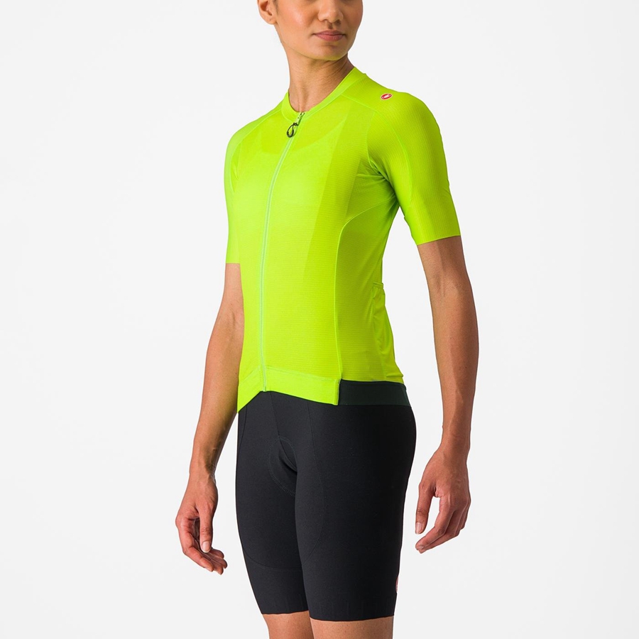 Light Green / Deep Green Castelli ESPRESSO W Women Jersey | VQH809167