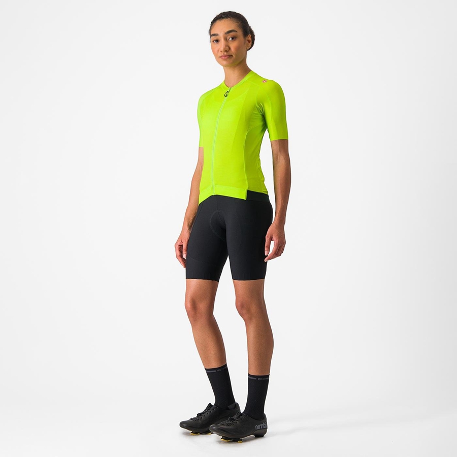 Light Green / Deep Green Castelli ESPRESSO W Women Jersey | VQH809167