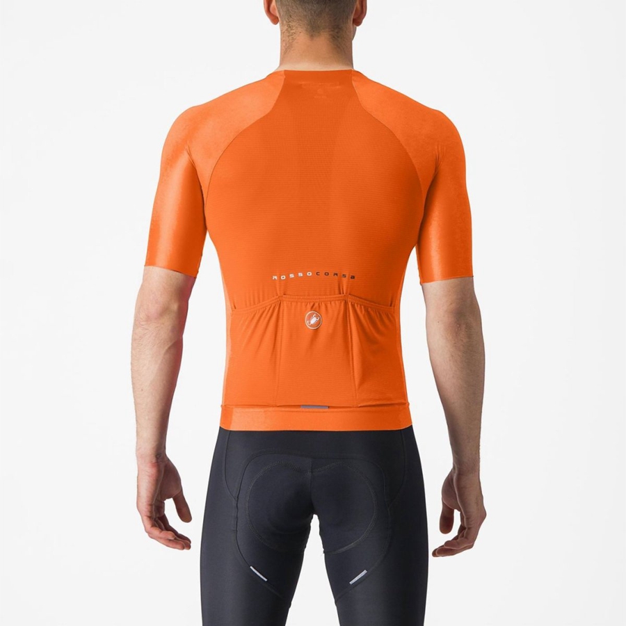 Orange Castelli AERO RACE 7.0 Men Jersey | FDY096732