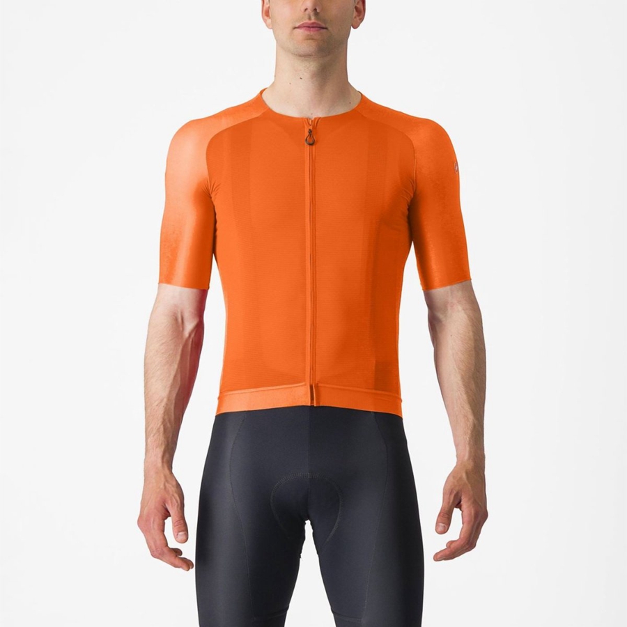 Orange Castelli AERO RACE 7.0 Men Jersey | FDY096732