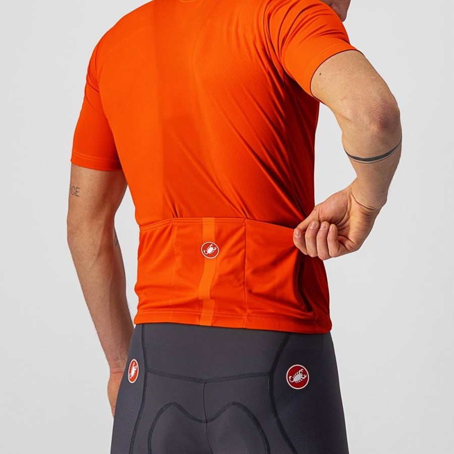 Orange Castelli CLASSIFICA Men Jersey | MSG934271