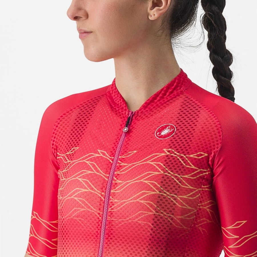 Orange Castelli CLIMBER'S 2.0 W Women Jersey | NGD821073