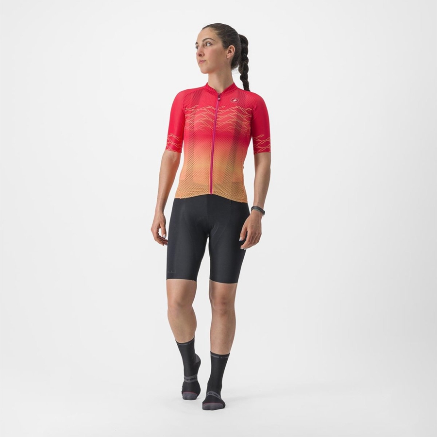 Orange Castelli CLIMBER'S 2.0 W Women Jersey | NGD821073