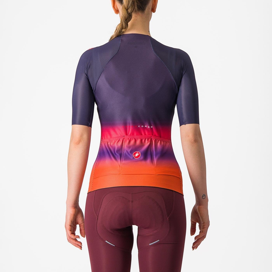 Pink / Orange Castelli CLIMBER'S 4.0 W Women Jersey | HTN154032