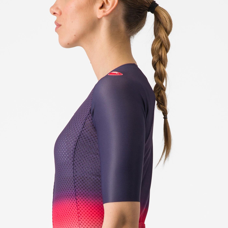 Pink / Orange Castelli CLIMBER'S 4.0 W Women Jersey | HTN154032