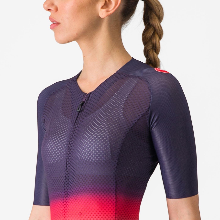 Pink / Orange Castelli CLIMBER'S 4.0 W Women Jersey | HTN154032