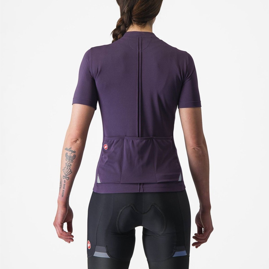 Purple Castelli ANIMA 4 Women Jersey | ZKQ150269