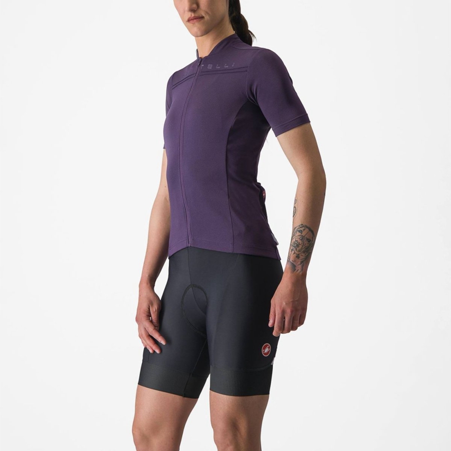 Purple Castelli ANIMA 4 Women Jersey | ZKQ150269