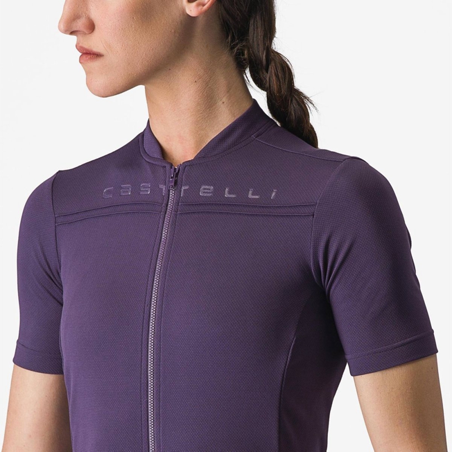 Purple Castelli ANIMA 4 Women Jersey | ZKQ150269