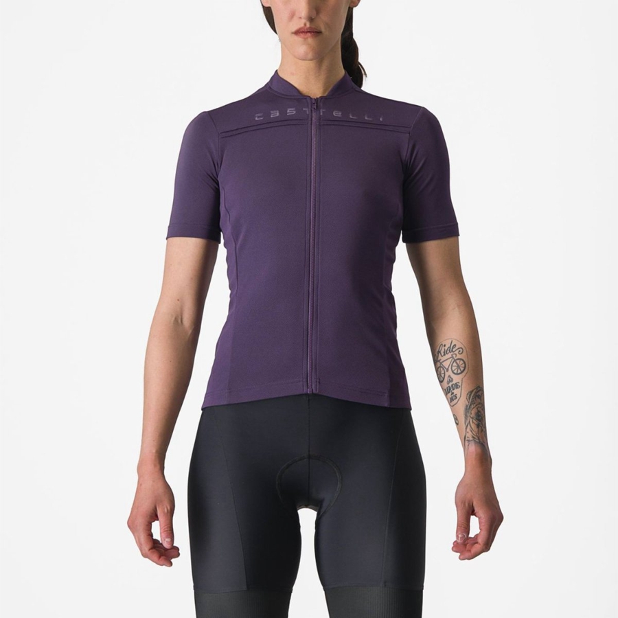 Purple Castelli ANIMA 4 Women Jersey | ZKQ150269