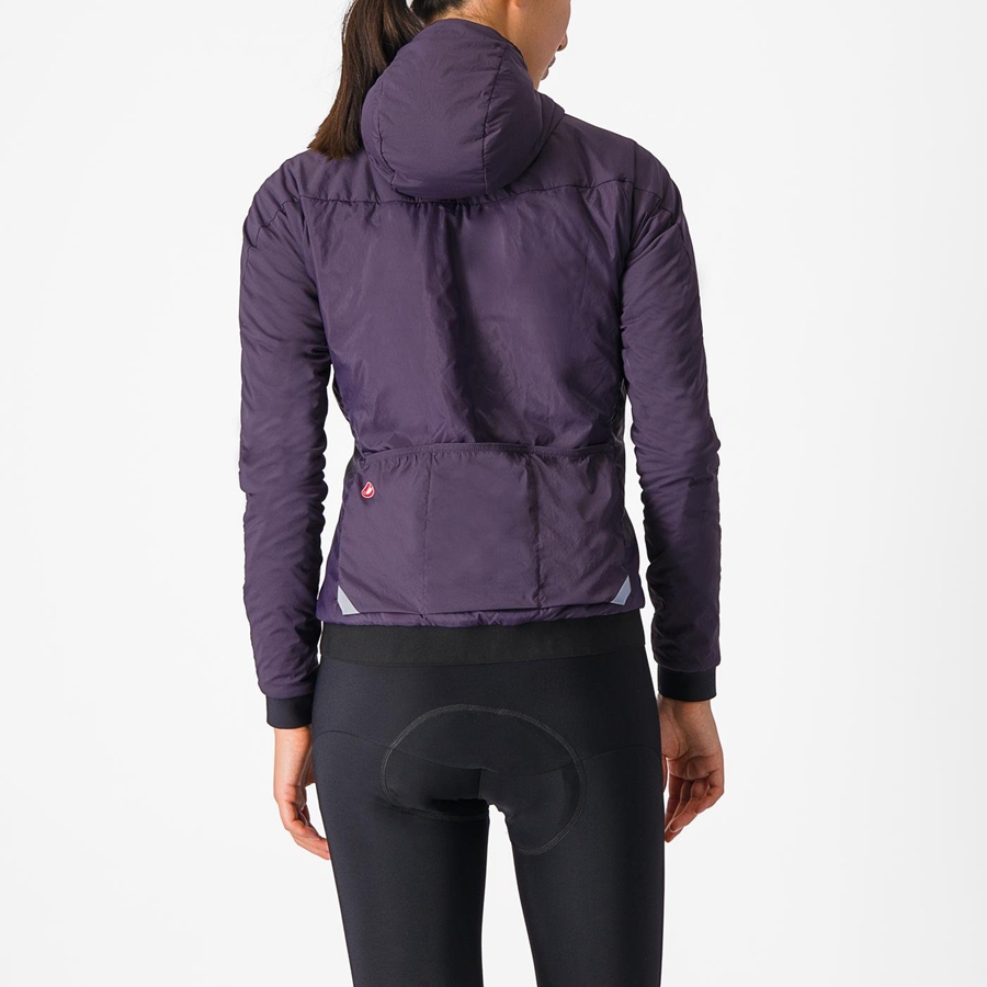 Purple Castelli FLY THERMAL W Women Jackets | YRS859162