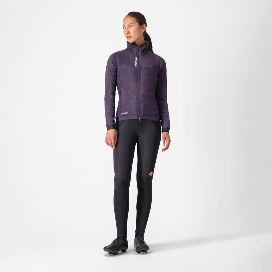 Purple Castelli FLY THERMAL W Women Jackets | YRS859162