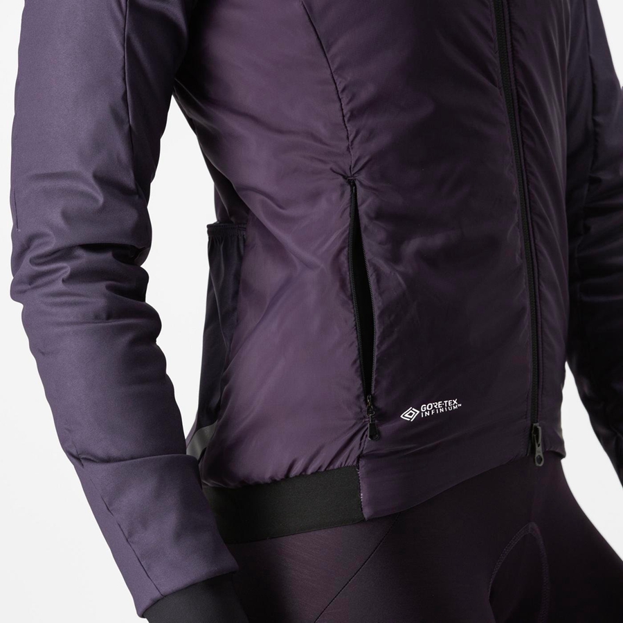 Purple Castelli FLY THERMAL W Women Jackets | YRS859162