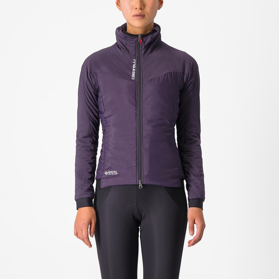 Purple Castelli FLY THERMAL W Women Jackets | YRS859162