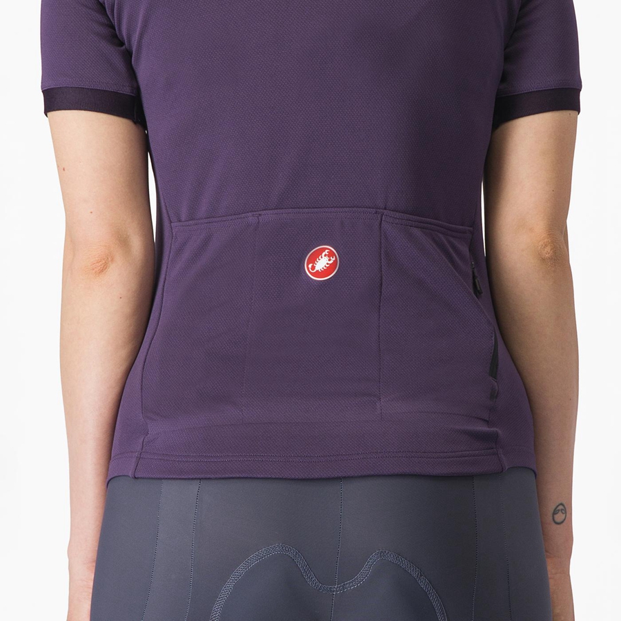 Purple Castelli LIBERA Women Jersey | ENH095168