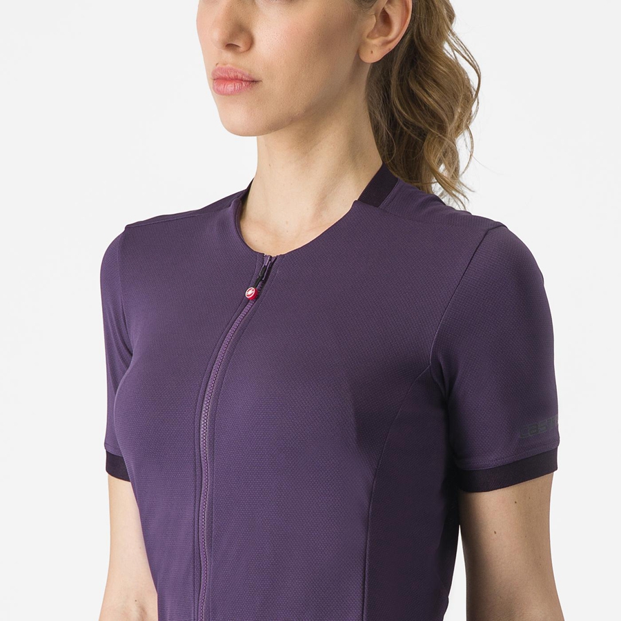 Purple Castelli LIBERA Women Jersey | ENH095168