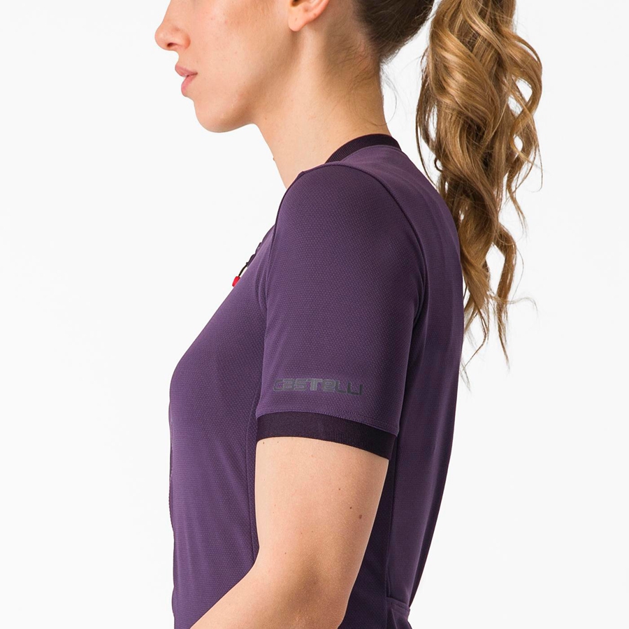 Purple Castelli LIBERA Women Jersey | ENH095168