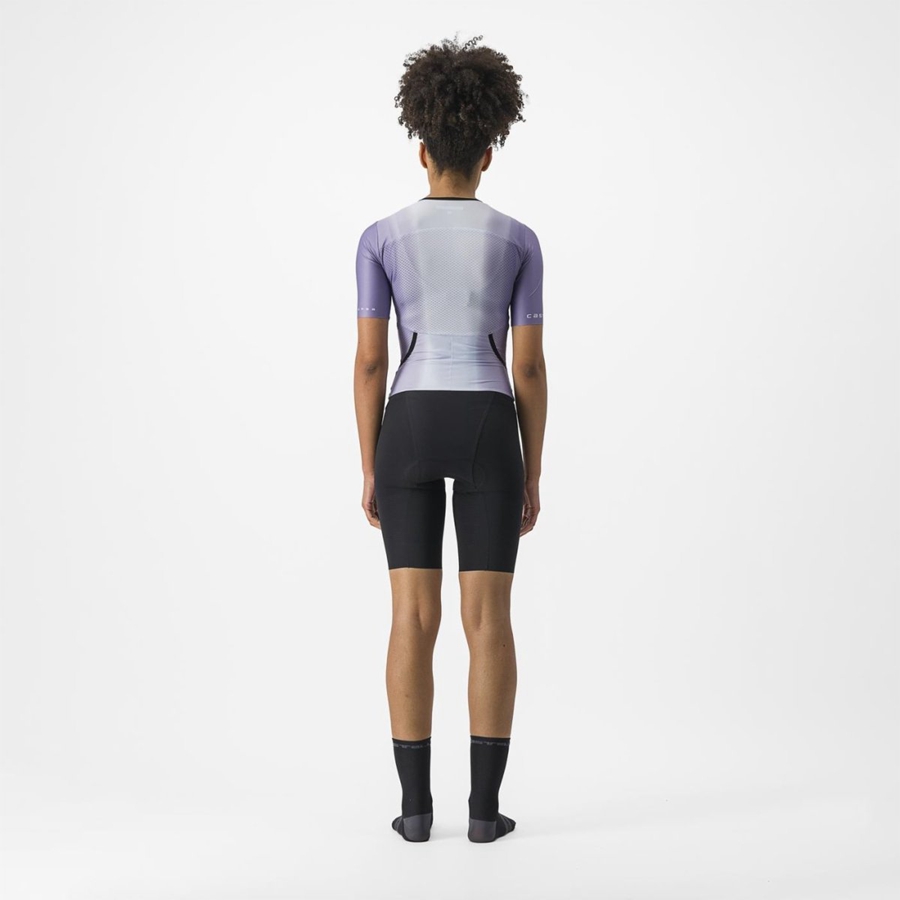 Purple White Castelli SANREMO ULTRA W Women Speedsuits | BEA598263