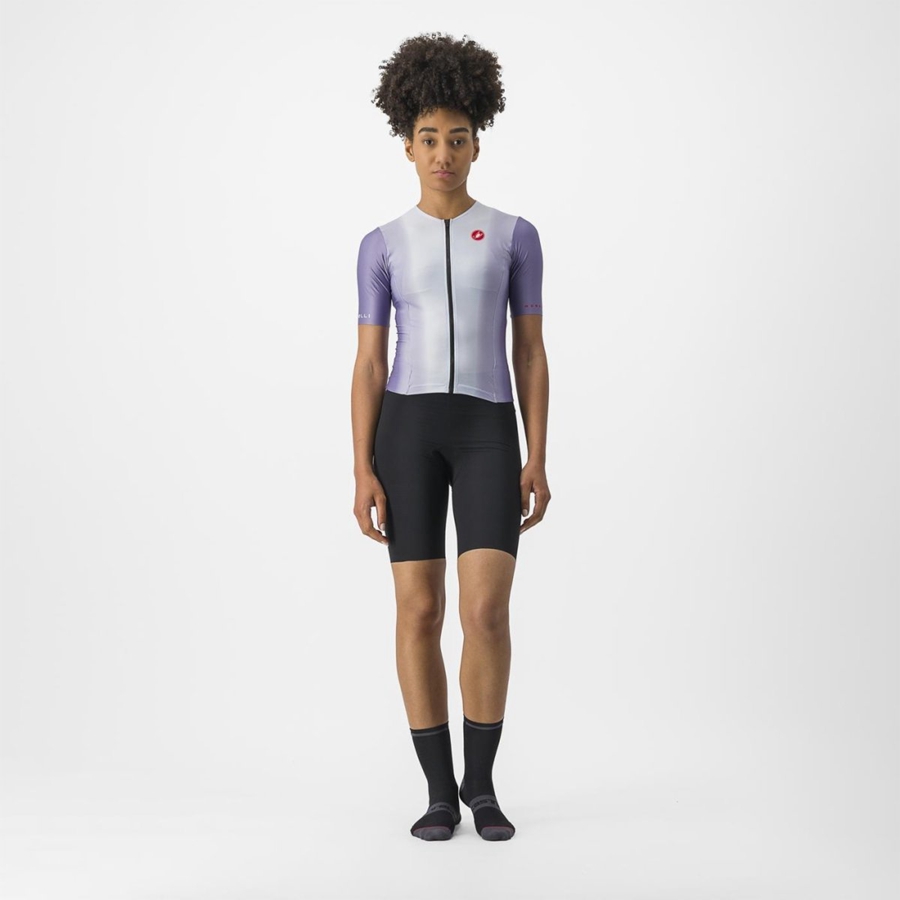 Purple White Castelli SANREMO ULTRA W Women Speedsuits | BEA598263