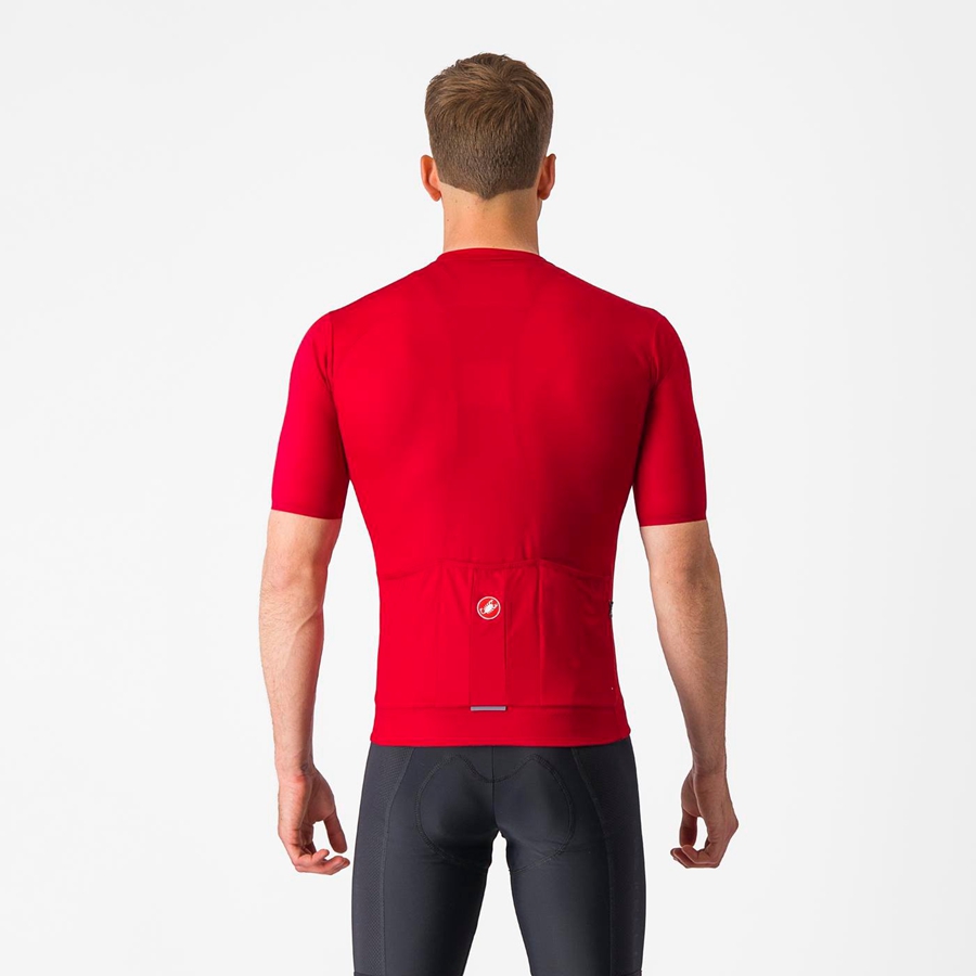 Red Castelli PROLOGO LITE Men Jersey | MNG617498