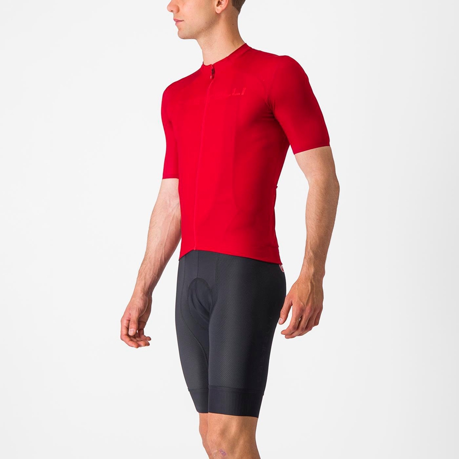 Red Castelli PROLOGO LITE Men Jersey | MNG617498