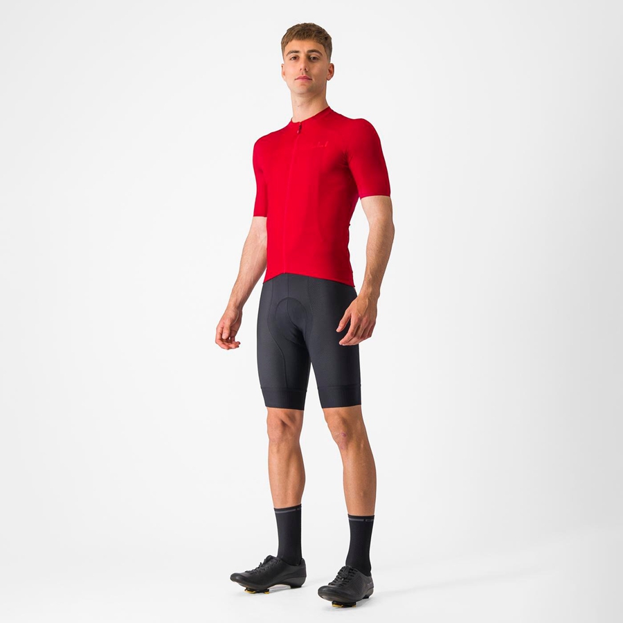 Red Castelli PROLOGO LITE Men Jersey | MNG617498