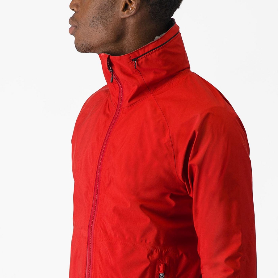 Red Castelli TRAIL GT Men Jackets | LIP283597