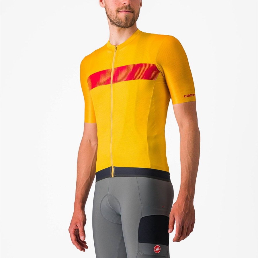 Red Castelli UNLIMITED ENDURANCE Men Jersey | JGE086143