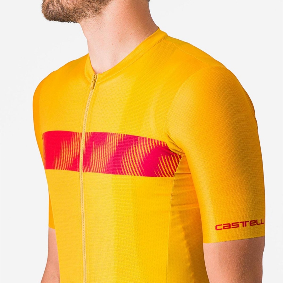 Red Castelli UNLIMITED ENDURANCE Men Jersey | JGE086143