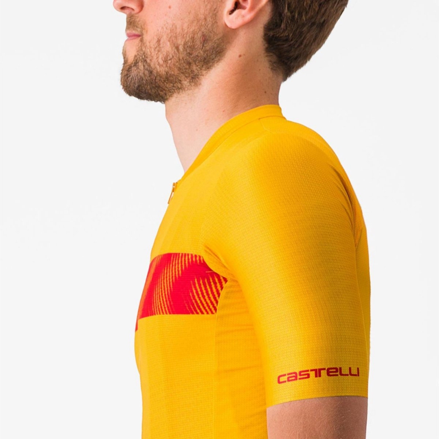 Red Castelli UNLIMITED ENDURANCE Men Jersey | JGE086143