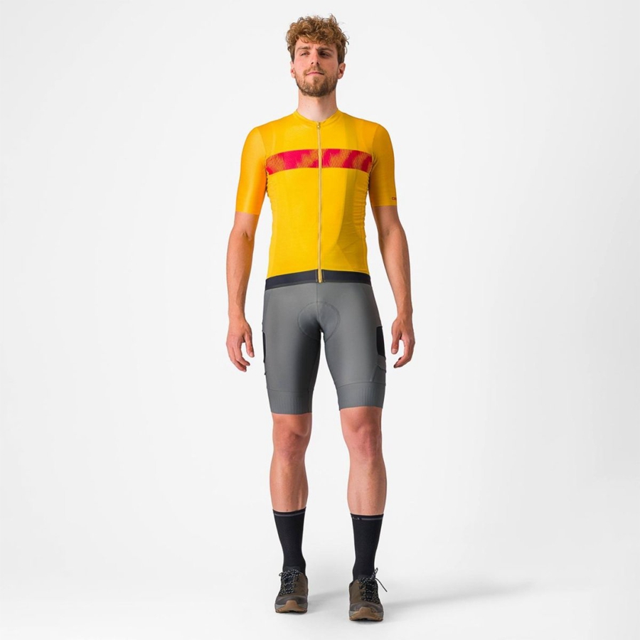 Red Castelli UNLIMITED ENDURANCE Men Jersey | JGE086143