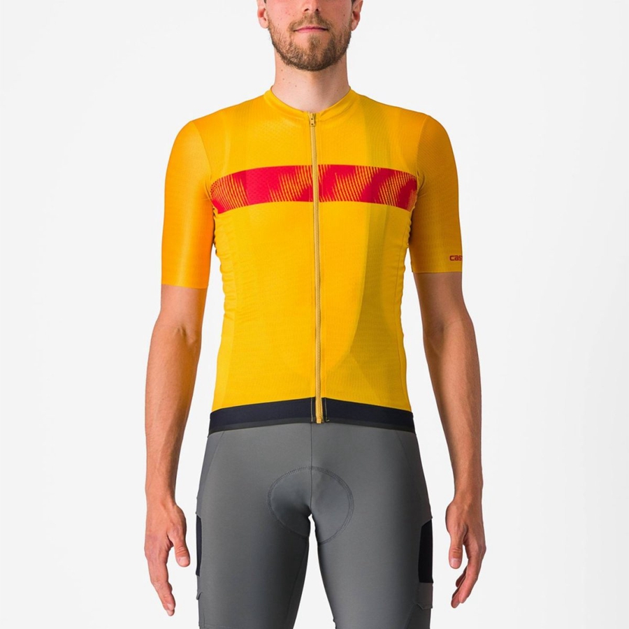 Red Castelli UNLIMITED ENDURANCE Men Jersey | JGE086143