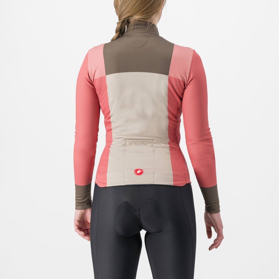 Red Castelli UNLIMITED W THERMAL Women Jersey | TKL947560