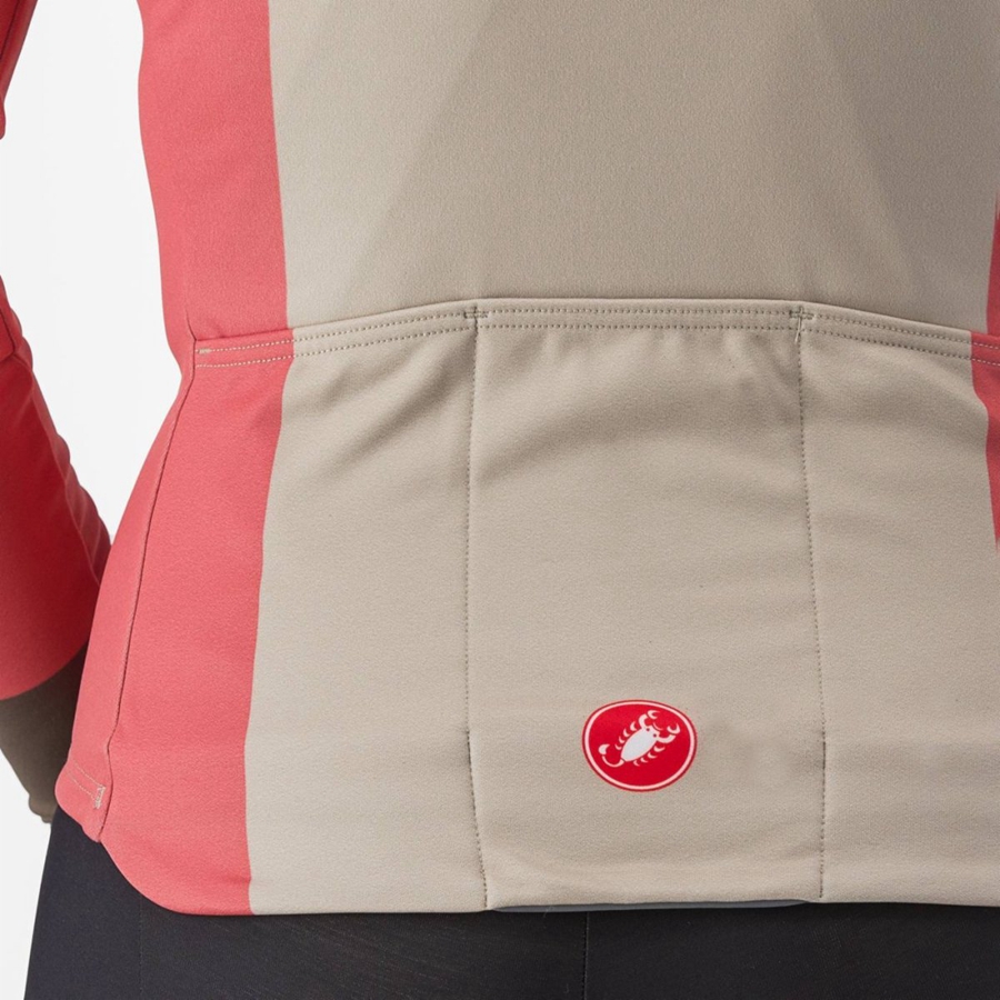 Red Castelli UNLIMITED W THERMAL Women Jersey | TKL947560