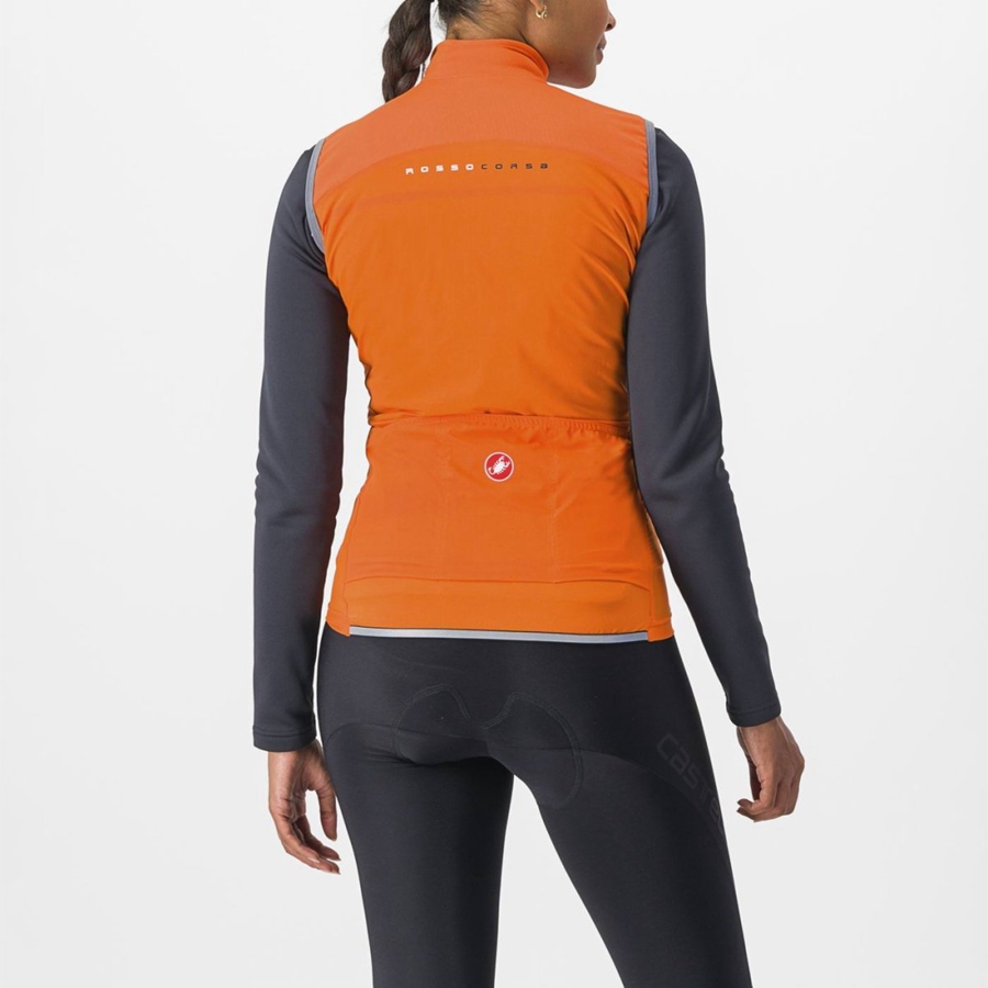 Red Orange Castelli PERFETTO RoS 2 W Women Vest | JXA649231