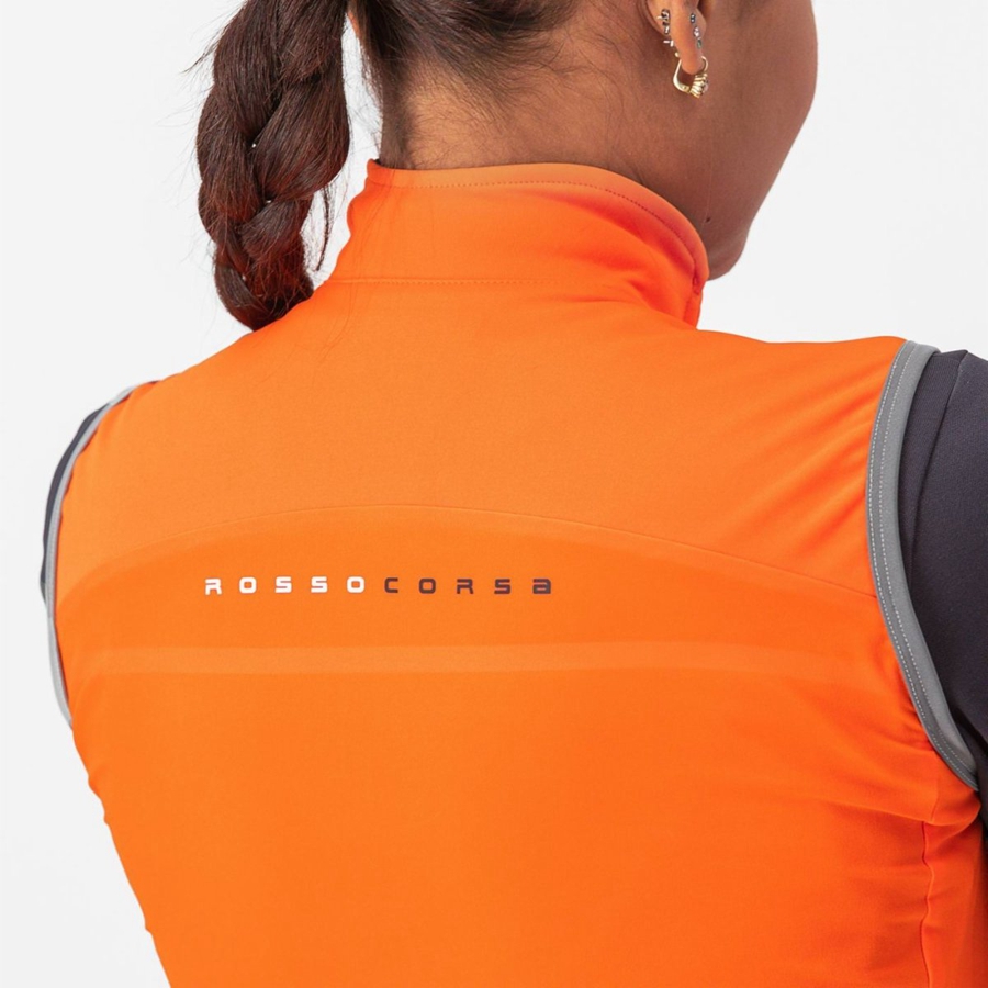 Red Orange Castelli PERFETTO RoS 2 W Women Vest | JXA649231