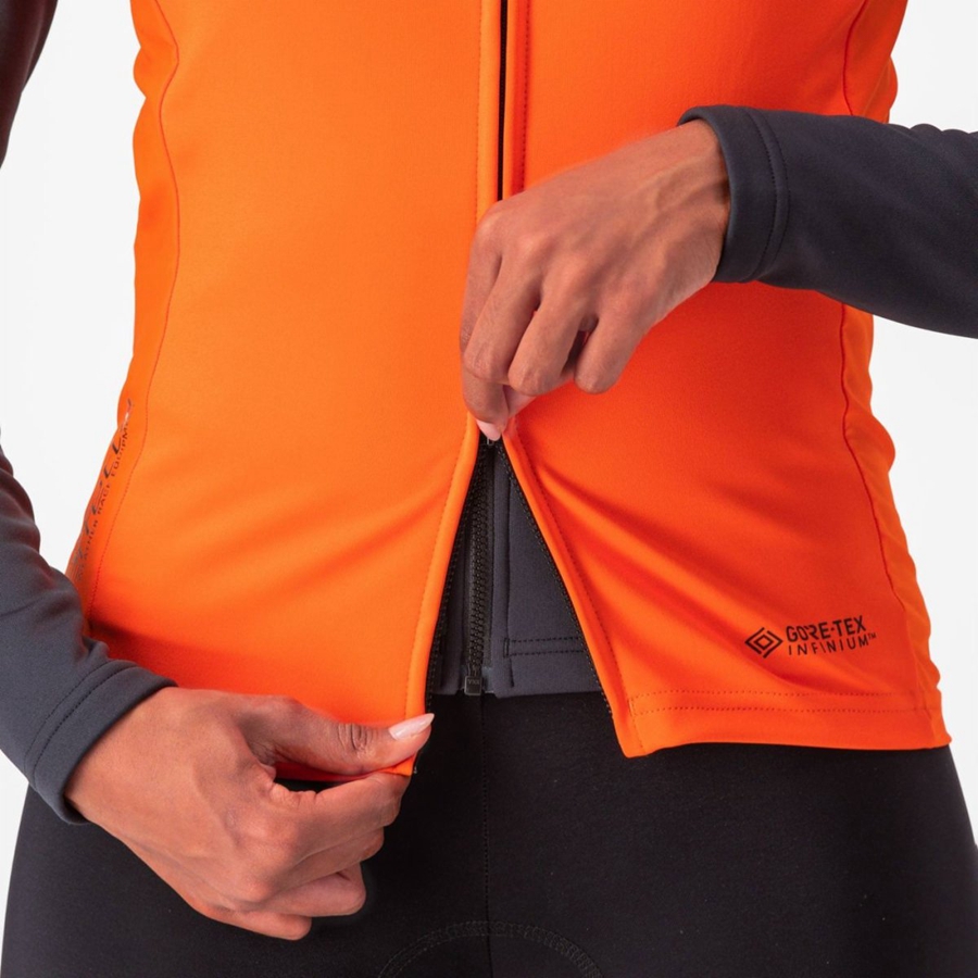 Red Orange Castelli PERFETTO RoS 2 W Women Vest | JXA649231