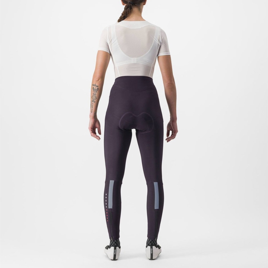 Silver Castelli SORPASSO RoS W Women Leggings | UPJ423987