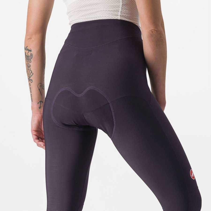 Silver Castelli SORPASSO RoS W Women Leggings | UPJ423987