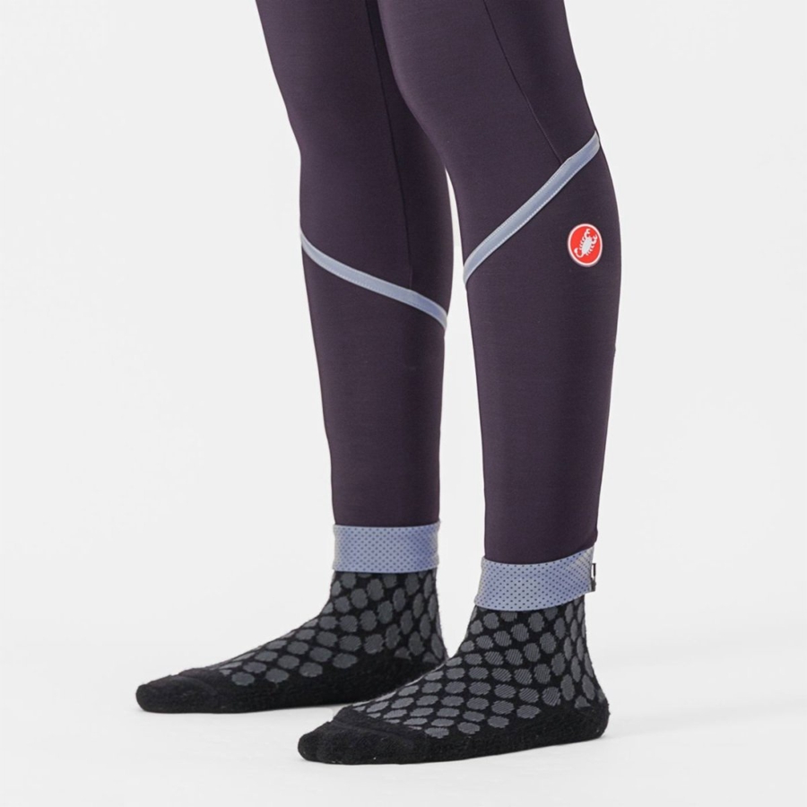 Silver Castelli VELOCISSIMA THERMAL Women Leggings | QIU587243