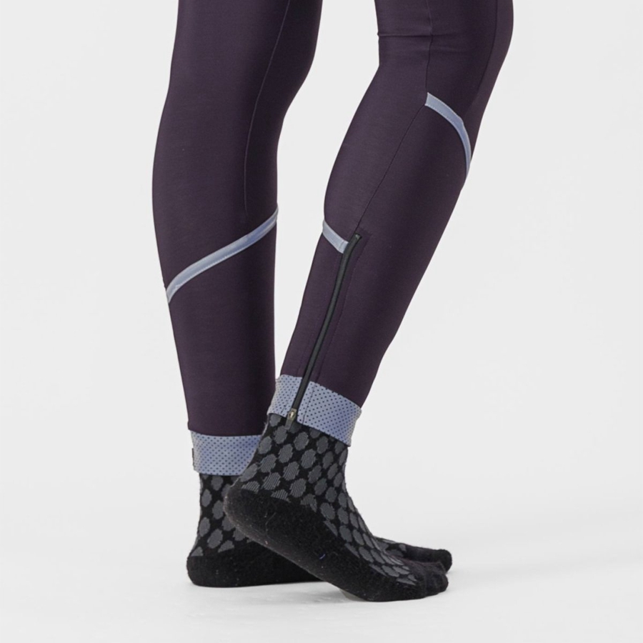 Silver Castelli VELOCISSIMA THERMAL Women Leggings | QIU587243