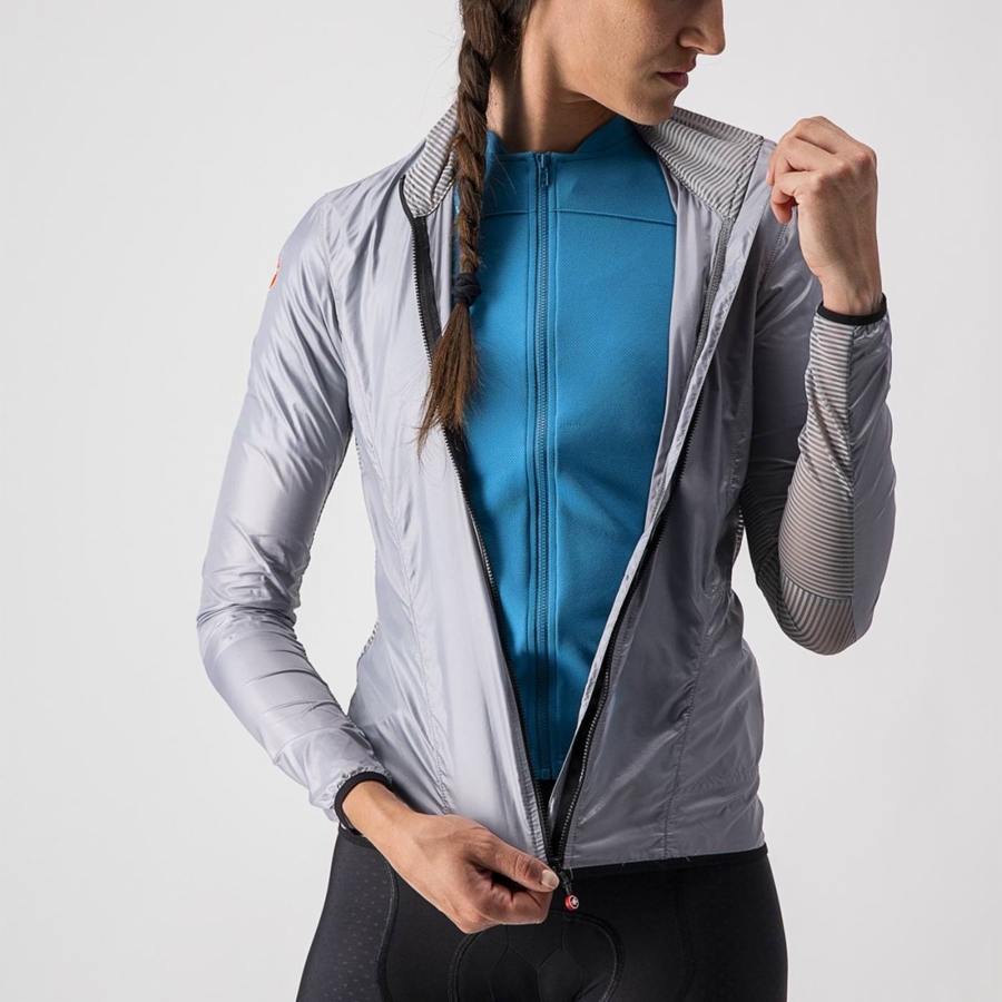 Silver Grey Castelli ARIA SHELL W Women Protection | ZFE243597