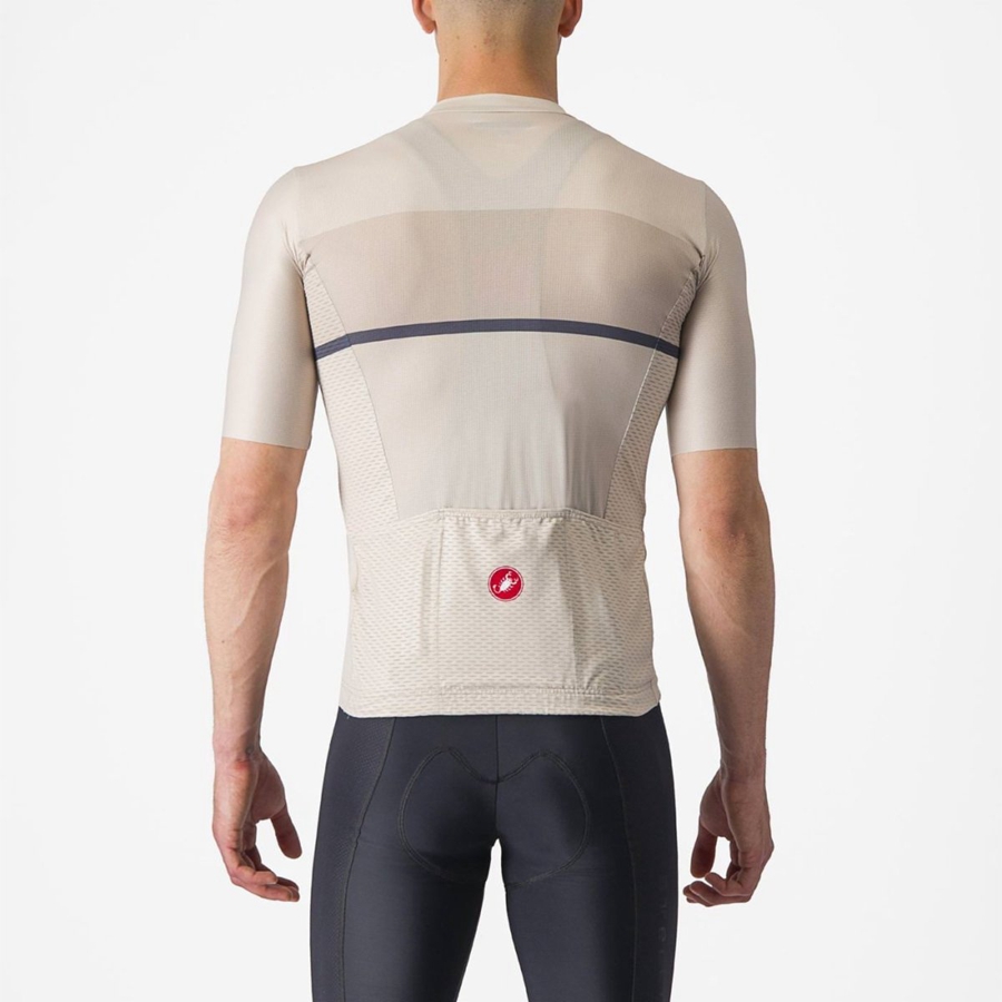 Silver / Blue Castelli TRADIZIONE Men Jersey | ARG986247