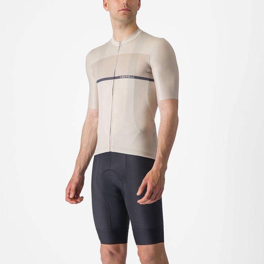 Silver / Blue Castelli TRADIZIONE Men Jersey | ARG986247