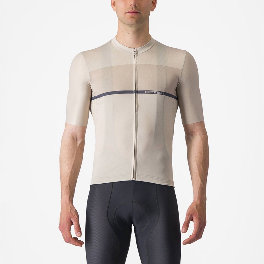 Silver / Blue Castelli TRADIZIONE Men Jersey | ARG986247