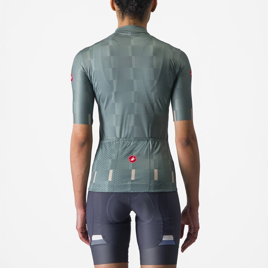 Turquoise Castelli DIMENSIONE Women Jersey | PHW265701