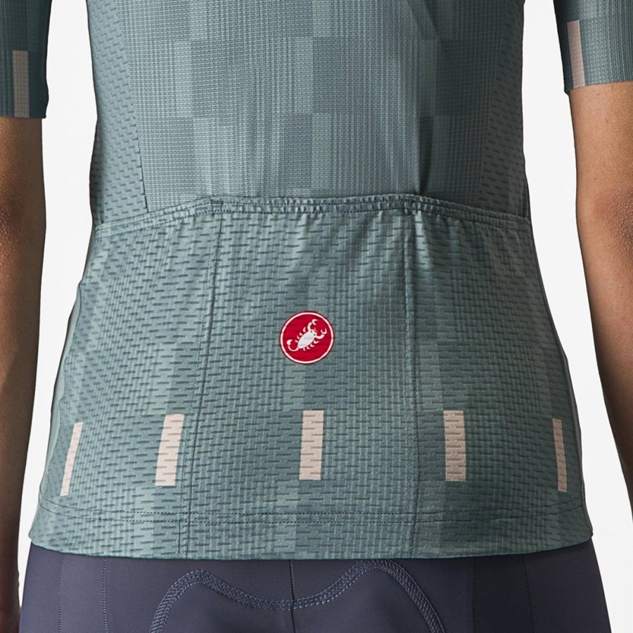 Turquoise Castelli DIMENSIONE Women Jersey | PHW265701